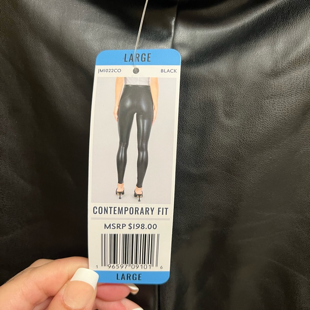 Joie Large Faux Leather Leggings - NWT
